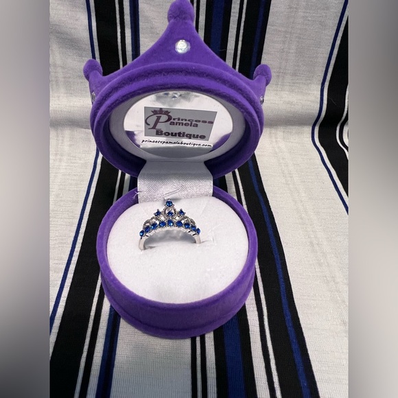 🟡Navy Crown Ring - Picture 5 of 10